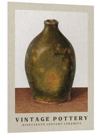 Foam board print The Little Green Bottle - Nineteenth Century Ceramics