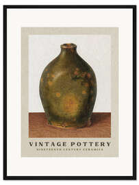 Gerahmter Kunstdruck The Little Green Bottle - Nineteenth Century Ceramics