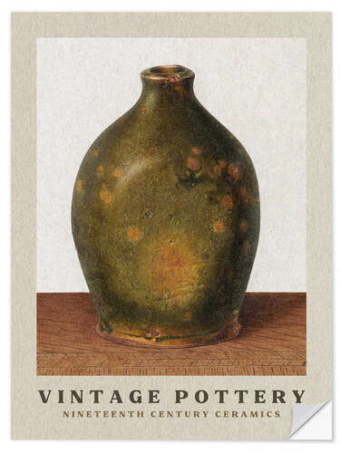 Sisustustarra The Little Green Bottle - Nineteenth Century Ceramics