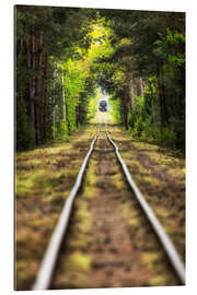 Tableau en plexi-alu Railway tracks