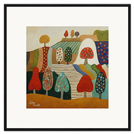 Framed art print A plot with no Edges