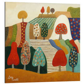 Magnettafel Ein Grundstück ohne Kanten