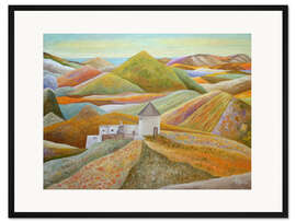 Gerahmter Kunstdruck Wie das Tal wächst