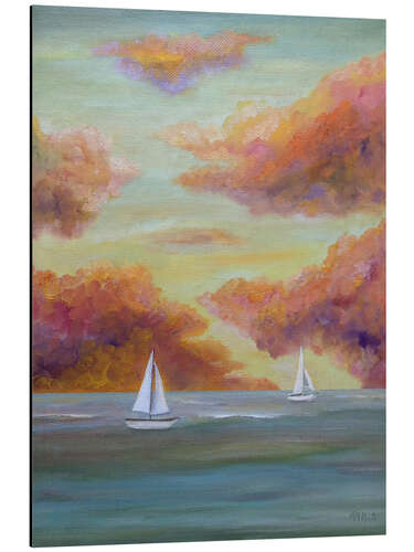 Aluminium print Autumn Sailing