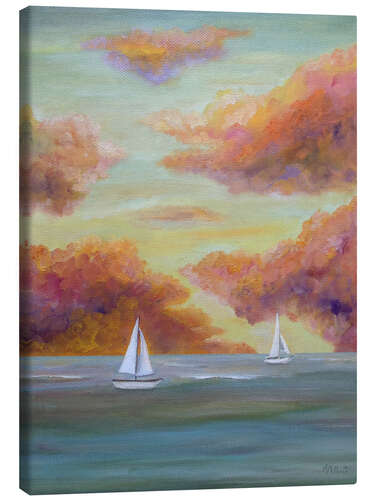 Quadro em tela Autumn Sailing