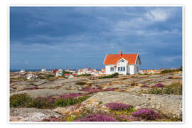 Poster Houses on the island of Käringön in Sweden - Rico Ködder