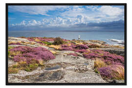 Gerahmter Kunstdruck Blick auf die Insel Käringön in Schweden