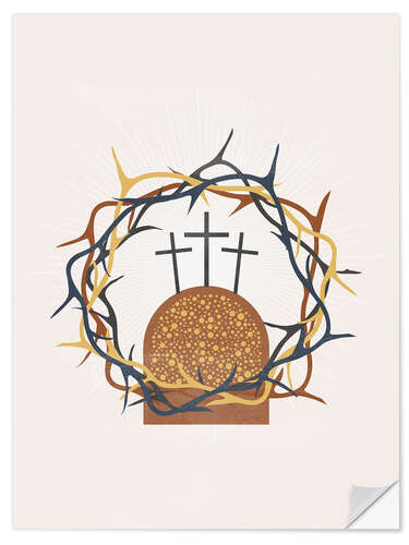 Selvklebende plakat Сrown of thorns