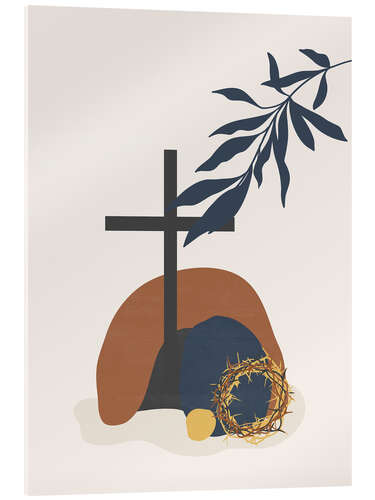 Acrylglasbild Christus ist auferstanden