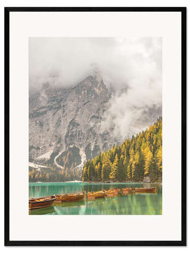 Stampa artistica con cornice Boats