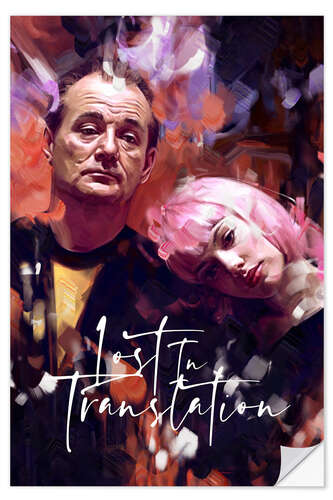 Selvklebende plakat Lost in Translation