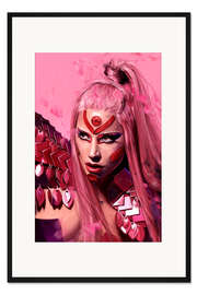 Gerahmter Kunstdruck Lady Gaga