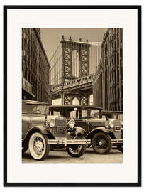 Impression artistique encadrée Classic Parade in New York City