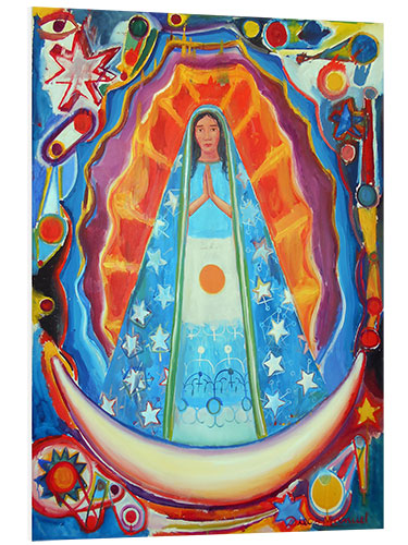 Foam board print Our Lady of Luján