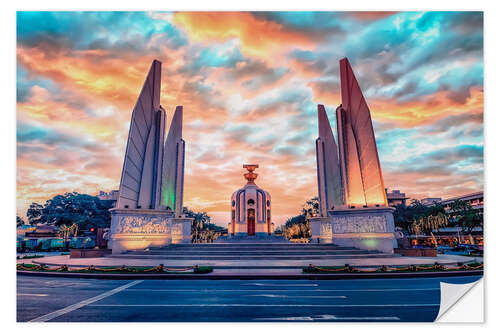 Autocolante decorativo Democracy Monument