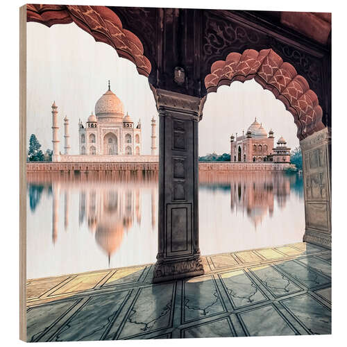 Tableau en bois The Taj by the Arch