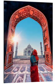 Magnettafel Eine Reise zum Taj Mahal