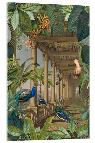 Gallery print Lost Jungle Place With Peacocks