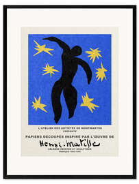 Plakat artystyczny premium w ramie Inspiré Henri Matisse IV