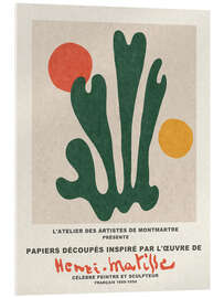 Acrylic print Inspiré Henri Matisse II