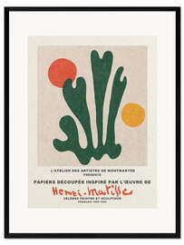 Plakat artystyczny premium w ramie Inspiré Henri Matisse II
