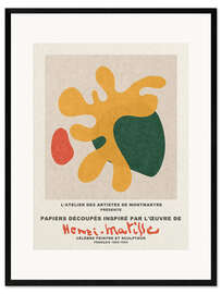 Plakat artystyczny premium w ramie Inspiré Henri Matisse I
