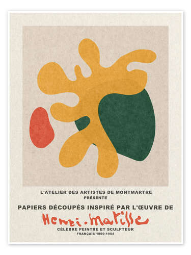 Poster Inspiré Henri Matisse I