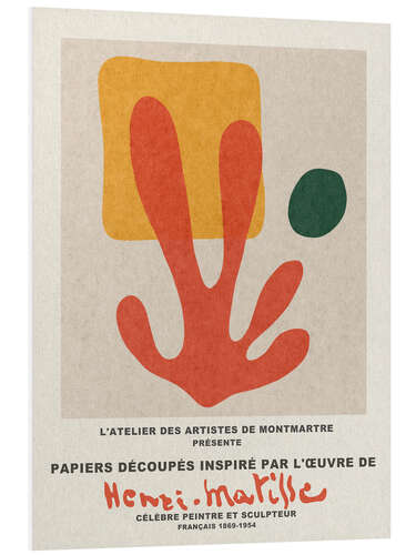 Stampa su PVC Inspiré Henri Matisse III