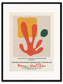 Plakat artystyczny premium w ramie Inspiré Henri Matisse III