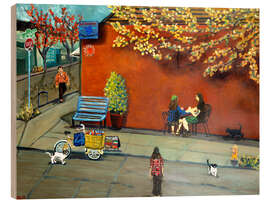 Holzbild Tamales zu verkaufen - Deborah Eve Alastra