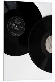 Magnettafel Die minimalistische Schönheit von Schallplatten und Musik