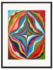 Gerahmter Kunstdruck Wellen XI