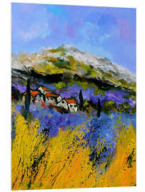 Foam board print Lavender in Provence