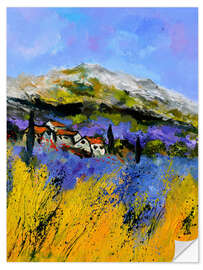 Selvklebende plakat Lavender in Provence