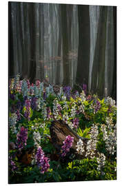 Tableau en aluminium The flower forest