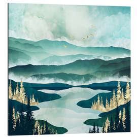 Magnettafel Nebliger See