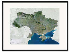 Gerahmter Kunstdruck Ukraine