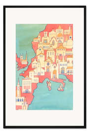 Gerahmter Kunstdruck Christen sollten häufig beten