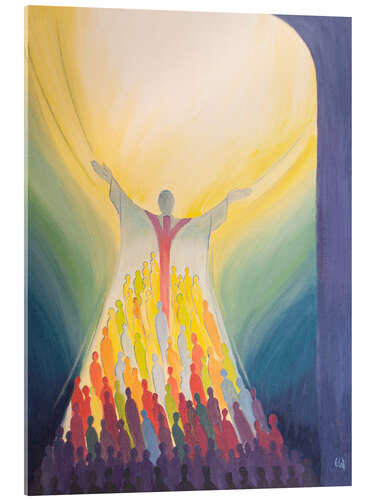 Acrylic print Mass with Christ's self-sacrifice