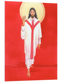 Foam board print At Mass, Jesus greets everyone with great affection