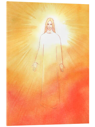 Acrylic print Christ is radiant and joyful in his risen life