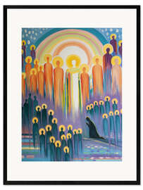 Innrammet kunsttrykk When we pray in Mass, we are united to Christ