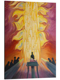 Magnettafel Wir schließen uns in der Messe den Engeln an