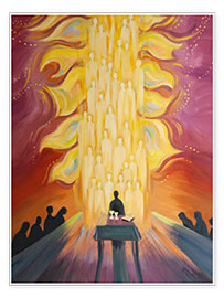 Obra artística  We join the angels in Mass - Elizabeth Wang