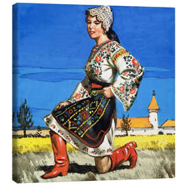 Obraz na płótnie Traditional costume of Ukraine
