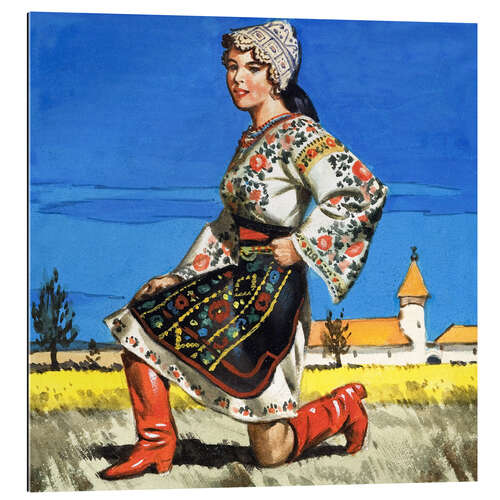 Gallery Print Traditionelle Tracht der Ukraine