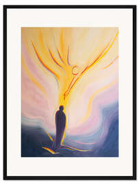 Gerahmter Kunstdruck Der Heilige Geist ist wie Feuer vom Himmel