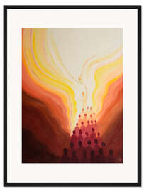 Gerahmter Kunstdruck In der Messe erheben wir uns und begegnen dem Vater