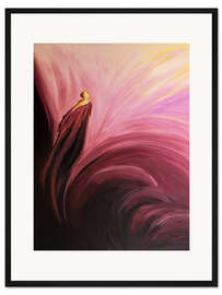 Gerahmter Kunstdruck Im Fegefeuer können wir aus der Selbstliebe heraustreten