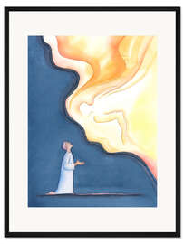 Gerahmter Kunstdruck Der Vater im Himmel freut sich über das demütige Eingeständnis der Schwäche